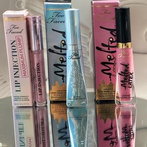 Too Faced 3x Lip Plump & Melted Latex Bundle